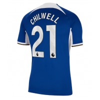 Moški Nogometni dresi Chelsea Ben Chilwell #21 Domači 2023-24 Kratek Rokav